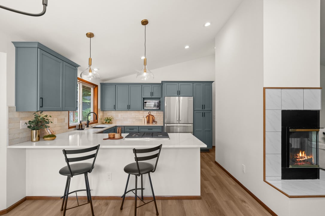 Maple Valley Kitchen Open Vaulted Ceiling