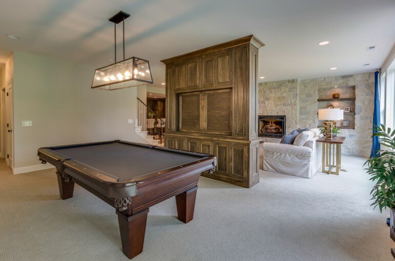 Seattle Basement Remodel with Stonework